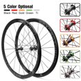 thumbnail image 2 of RUJIXU Ruedas, 120 Carbono Fibra 23c 25c V/c Freno Compatible con 23c Bike Wheelset Road 700c 25c Freno de 120 Decibeles Compatible con 40mm/1,57in V/c Fibra 120, 2 of 8