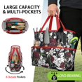 thumbnail image 2 of Garden Tool Bag,Pioneer Flower Floral Print Pattern Garden Tool Organizer,Garden Gifts,Waterproof Multi-Pocket Garden Tool Storage 11.8x5.5x11.4 Inch(Tools NOT Included), 2 of 6