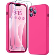 Compatible with iPhone 13 Pro Case, Premium Silicone Upgraded [Camera Protection] [Soft Anti-Scratch Microfiber Lining] Phone Case for iPhone 13 Pro 6.1''- Light Purple