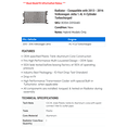thumbnail image 2 of Radiator - Compatible with 2013 - 2016 Volkswagen Jetta 1.4L 4-Cylinder Turbocharged 2014 2015, 2 of 2