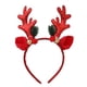 thumbnail image 1 of Sonducket Diademas navideñas Decoraciones festivas hechas con tela Diadema de renos navideños Tema navideño Accesorio para el cabello rojo, 1 of 6