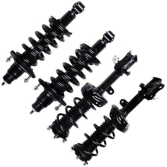 CCIYU 4 pcs Front and Rear Pair Strut and Spring shock Assembly 272492 272491 172497L 172497R for 2007 2008 2009 2010 2011 for Honda CR-V