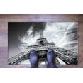 thumbnail image 6 of Eiffel Tower Rug, Paris Rug, Gift For Him Rugs, View Rugs, Anti-Slip Carpet Rugs, Black White Rug, View Rugs, Area Rugs, Gift For Her Rugs, 3.3'x5' - 100x150 cm, 6 of 8