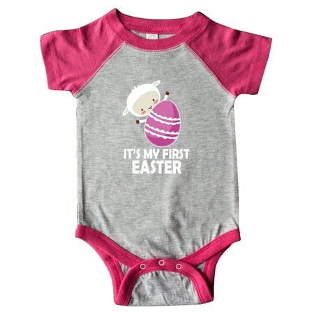 

Inktastic Babys First Easter Outfit Girl Gift Baby Girl Bodysuit
