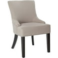 thumbnail image 4 of SAFAVIEH Lotus 19''H Side Chair, Taupe/Espresso/Flat Nails, Set of 2, 4 of 5