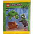 thumbnail image 2 of LEGO Minecraft: Diver Minifigure with Treasure Chest and Turtle - 6+, 2 of 5