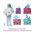 thumbnail image 5 of Barbie Doll, Cutie Reveal Husky Plush Costume Doll with 10 Surprises, Mini Pet, Color Change and Accessories, Snowflake Sparkle, 5 of 7