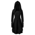 thumbnail image 2 of Déguisements Femmes à Lacets Pull Vintage Haut Bas Bandage Longue Robe Cape, 2 of 6