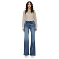 thumbnail image 2 of Kancan - Avonlea High-Rise Wide Flare Jeans in Buttery Soft Stretch Denim (32" Inseam) - ESSENTIAL, KC20024, 2 of 11