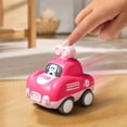 thumbnail image 5 of Toy Car for Toddlers, Cute Pink Fire Engine Push‑Powered Vehicle, Friction Powered Mini Car Toy, Educational Play Car Gift for Boys Girls, 5 of 5