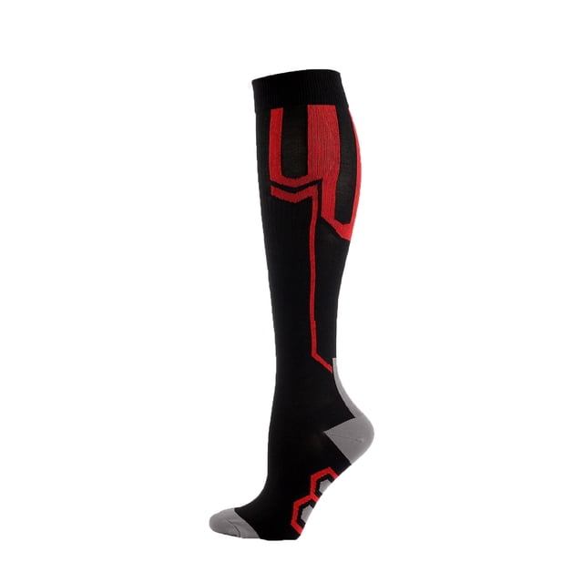 Aqestyerly Unisex Compression Yoga Socks Fitness Exercise Pressure Socks Massage Rope Yoga Leg Socks Running Sports Protective Muscle Compression Socks