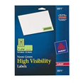 thumbnail image 2 of Avery High Visibility 1 x 2 5/8 Inch Fluorescent Green Labels 750 Pack (5971), 2 of 3