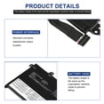 thumbnail image 5 of New Laptop Battery For Lenovo T490 T495 P14s T14 5B10W13907 5B10W13906 L18M3P73, 5 of 7
