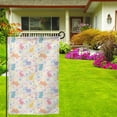 thumbnail image 3 of Wukai Flower Color Rabbit Print Garden Flag 12.5x18 Inch Double Sided Sun-resistant Rain-resistant, Wrinkle-resistant Colorfast(Only Flag), 3 of 7