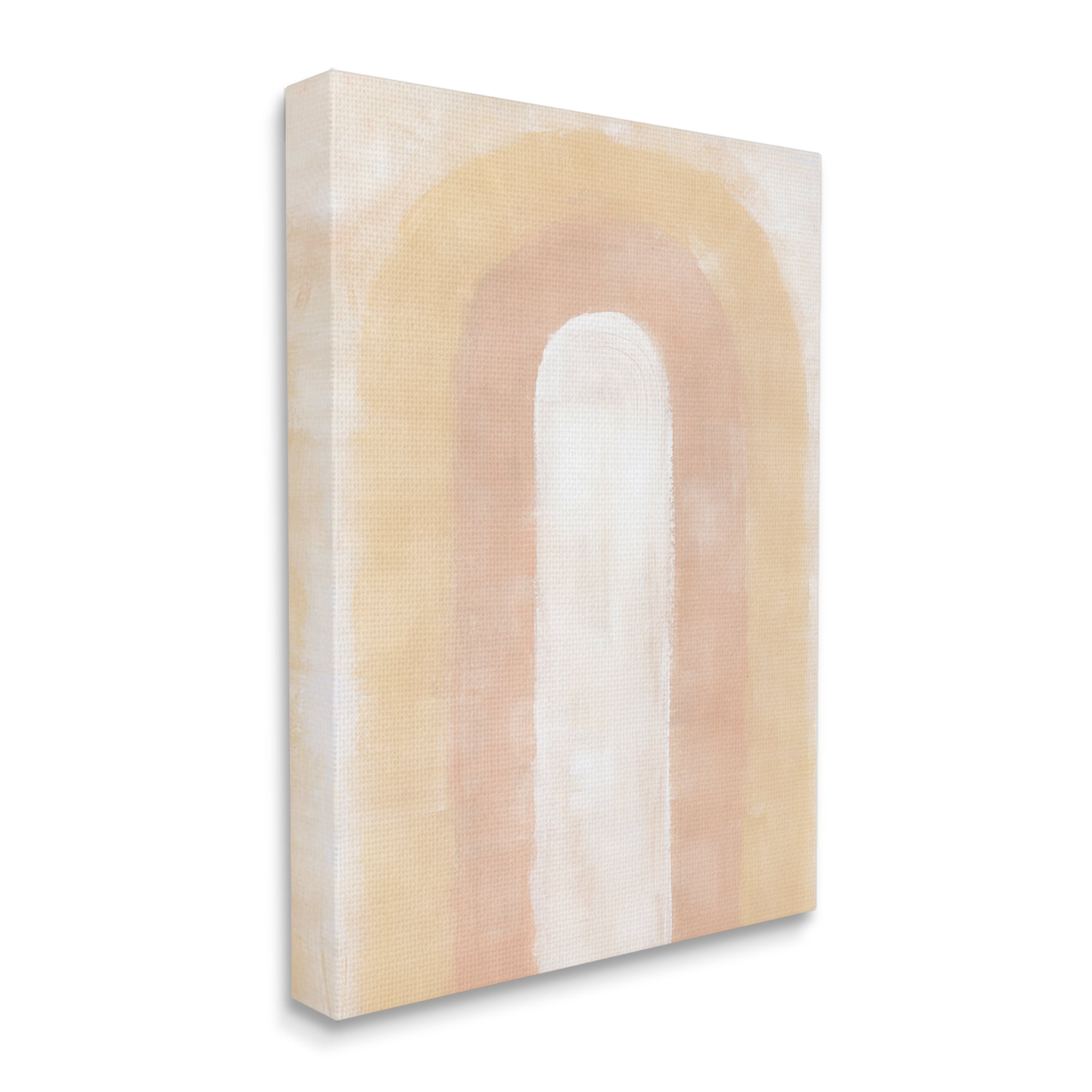 Stupell Industries Abstract Rainbow Arch Abstract Painting Gallery Wrapped Canvas Art Print Wall Art, 16 x 20