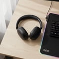 thumbnail image 3 of onn Hushbyte Wireless Over-ear Headphones with Memory Foam and HD Sound, Black, 3 of 11