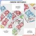 thumbnail image 6 of FORMRS Kids Pajama Pants with Pockets Size 6-8Y Boys Lounge Sleep Bottoms, Gummy Bear Pattern, 6 of 8
