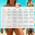 thumbnail image 3 of Staron Women's Solid Color One Piece Swimsuit Backless Strappy Bikini Monokini with Removable Padded Bra High Cut Beach Vacation Swimwear, Yellow S, 3 of 6