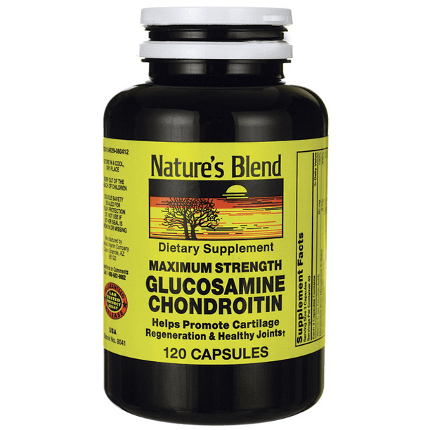 Nature's Blend Glucosamine Chondroitin Maximum Strength 120 Caps