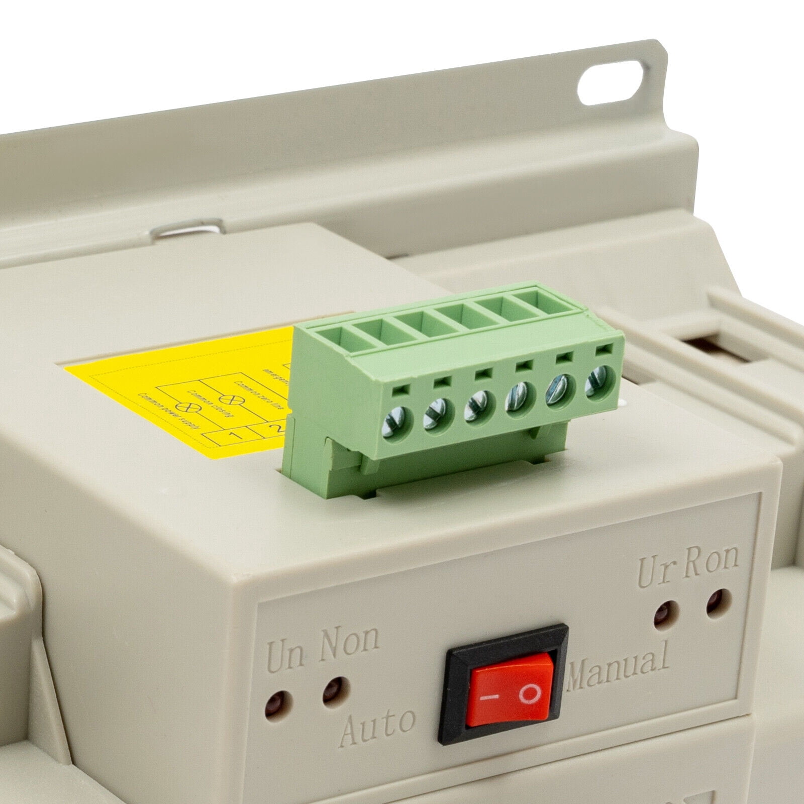 63A 110V Dual Power Transfer Switch - Automatic Backup Power Changeover w/Copper Contacts, 2s Conversion for Home/Commercial Use