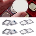 thumbnail image 1 of Caja De Colección De Monedas, Portamonedas Cuadrado, Mano De Obra Fina, Resistente Al Desgaste, Ambiental Para Exposición Para Colección De Monedas, 1 of 7