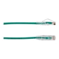 thumbnail image 2 of Black Box Slim-Net - Patch cable - RJ-45 (M) to RJ-45 (M) - 5 ft - UTP - CAT 6 - booted, molded, stranded - green, 2 of 2