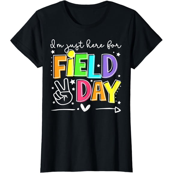 I'm Just Here For Field Day Kids Boys Girls Teachers T-Shirt