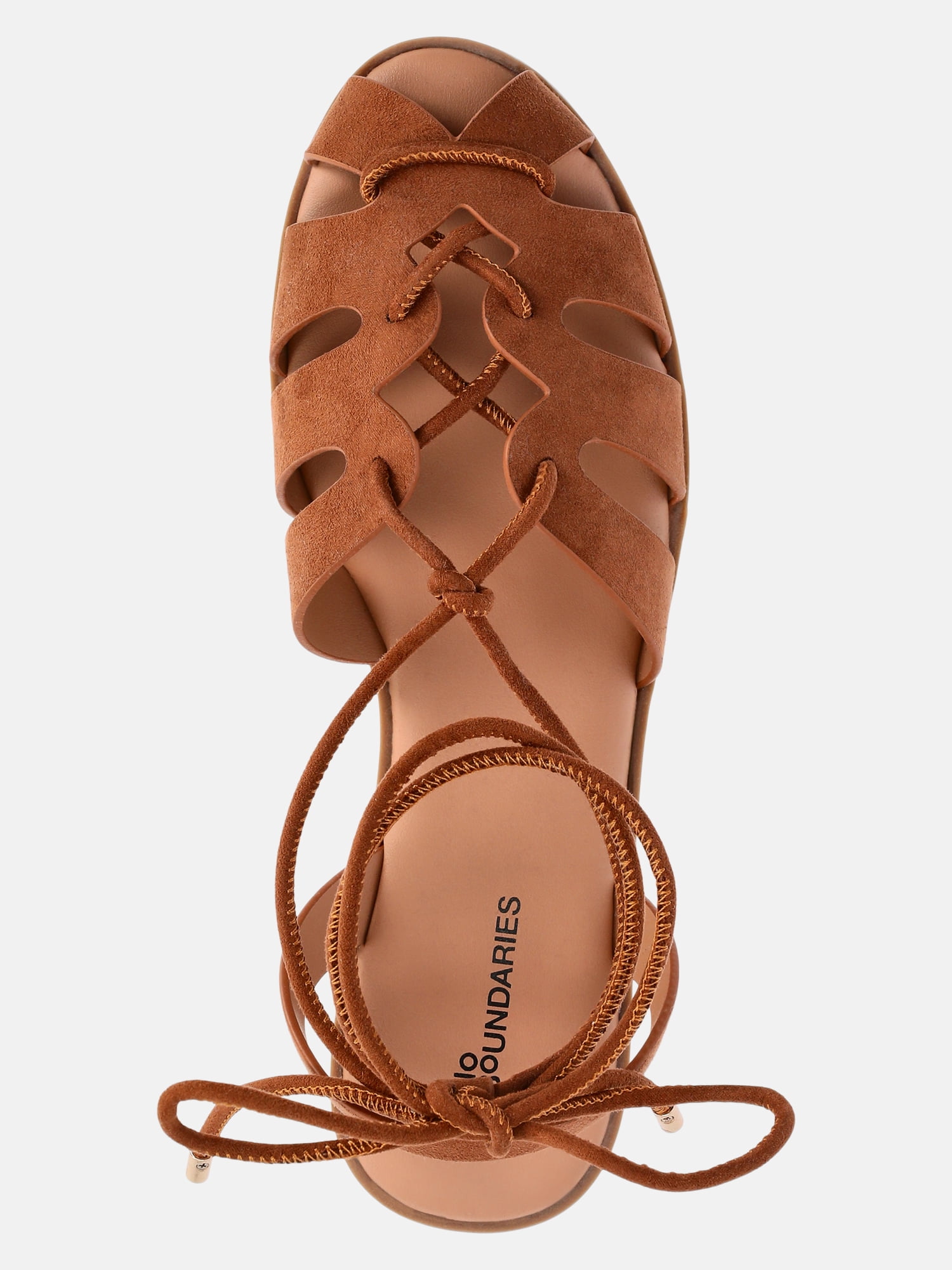 No Boundaries Lace Up Fisherman Sandals, Women's