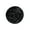 Black, variant on Luxe Arlington 6 Faux Sheepskin Circular Rug Plush Soft White