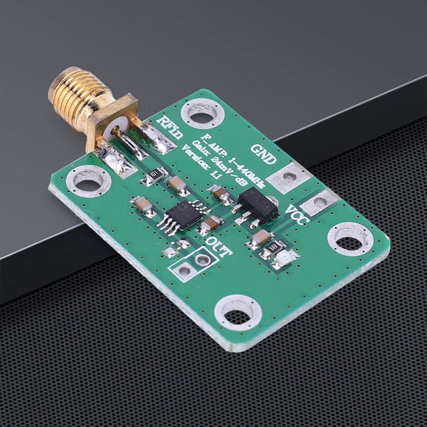 Medidor De Potencia De Señal Rf AD8310 Detector logarítmico 7-15V 0.1--440 MHz Módulo de detección de energía de alta velocidad