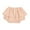Khaki, variant on Child Linen Blended Cute Flower Ruffles Shorts Versatile Streetwear