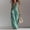 #0142-Green, variant on Women's Sleeveless V Neck Jumpsuits, Casual Button Down Rompers with Wide Leg Cargo Pockets, Lightweight Summer One Piece for Spring, Cute Utility Gift