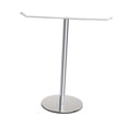 thumbnail image 5 of deevoka T Shape Hand Towel Holder Countertop Towel Stand, Waterproof with Base Hand Towel Stand Standing Towel Bar for Hotel Bathroom argent, 5 of 9