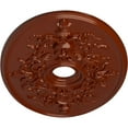 thumbnail image 3 of Ekena Millwork 30 3/4"W x 21 1/4"H x 3 7/8"ID x 1 5/8"P Alexa Ceiling Medallion (Fits Canopies up to 5 5/8"), Hand-Painted Firebrick, 3 of 6