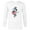 White, variant on Disney Minnie Mouse Vintage Americana - Long Sleeve T-Shirt for Men - Customized-White