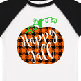thumbnail image 4 of Inktastic Happy Fall Plaid Pumpkin Boys or Girls Toddler T-Shirt, 4 of 5