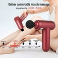 thumbnail image 4 of 4 Heads 6 Speed Massage Gun Percussion Deep Tissue Muscle Vibrating Relaxing Red, 4 of 5