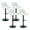 White, variant on Swivel Counter Height Bar Stools, Adjustable Bar Stools Set of 2, Upholstered 360° Swivel Kitchen Island Bar Chairs, Open Back, Metal Leg , Gray