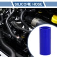 thumbnail image 2 of Unique Bargains 1 Pcs 35mm/1.38" ID 100mm/3.94" Length 0 Degree Blue Car Silicone Hose Coolant Hose Universal, 2 of 7