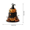 thumbnail image 4 of Halloween Hanging Ornament, Ghost Tree Ornaments,Acrylic Ghost Pendant with String, Spooky Miniature Ghost Hanging Signs for Halloween Tree Craft Decor,Holiday Party Favors, 4 of 7