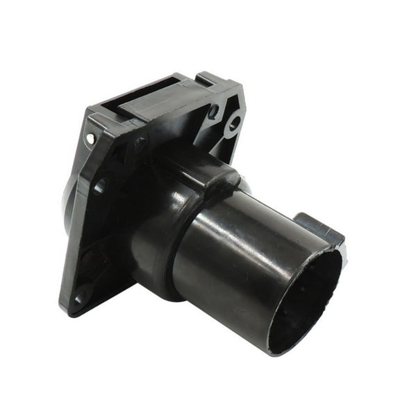 Clispeed 1Pc Durable Black 7 Way Trailer Accessories Adapter for Trailer Use
