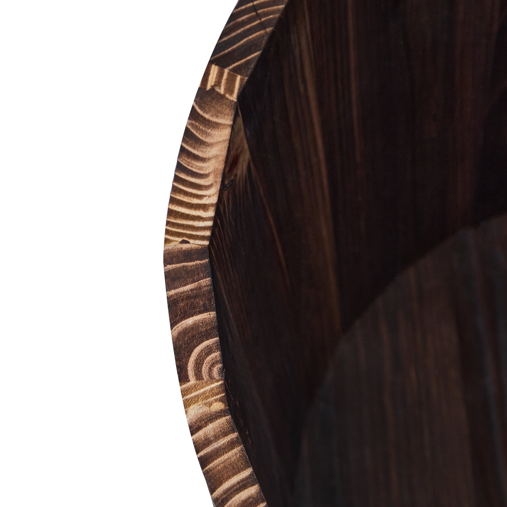 Better Homes & Gardens 17 in Wood Whiskey Barrel Planter