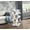White, variant on Hartwick 4 Tier Revolving Bookcase with 16 Shelves, Natural Wood