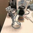 thumbnail image 5 of Portable Razor And Brush Stand, Stainless Steel Shaving Stand For Men (silver), 5 of 5
