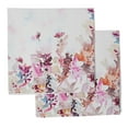 thumbnail image 1 of Vargottam Luxury Collection Linge de Table pour Souper, Serviette en Coton Décorative, Tissu Imprimé, Serviettes Réutilisables, Ensemble de 12, 20 X 20 - Fleur Aquarelle, 1 of 6