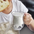 thumbnail image 3 of Opolski Cute Cow Double Layer Glass Mug Milk Juice Coffee 250ml Creamer Cup with Handle, 3 of 8