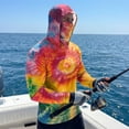 thumbnail image 4 of Men's Upf 50+ Hooded Shirts Long Sleeve Sun Protection Shirts Lightweight Outdoor Fishing Hoodies, 4 of 7