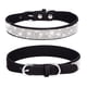 thumbnail image 1 of Collar para Perro con Pedrería, Cuero Sintético Suave, Tamaño Ajustable 21 - 27 CM, Negro Sincero Electrónica, 1 of 5