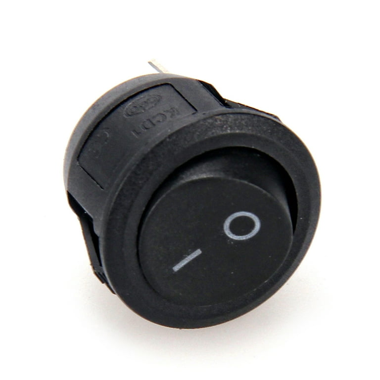 Round Rocker Switch KCD1 105 3p 2 Files Red Switch 10A/125V 6A/250V-in Switches From Lights