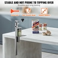 thumbnail image 4 of Heavy Duty Commercial Can Opener Stainless Steel Blade Adjustable Height Up to 11.8 Inches for Restaurant Food Store Manual Tabletop Use, 4 of 6